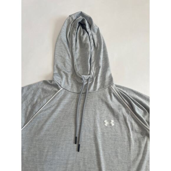 UNDER ARMOUR WOMENS LIGHTWEIGHT PULLOVER HOODIE GRAY SIZE SMALL - Picture 3 of 14